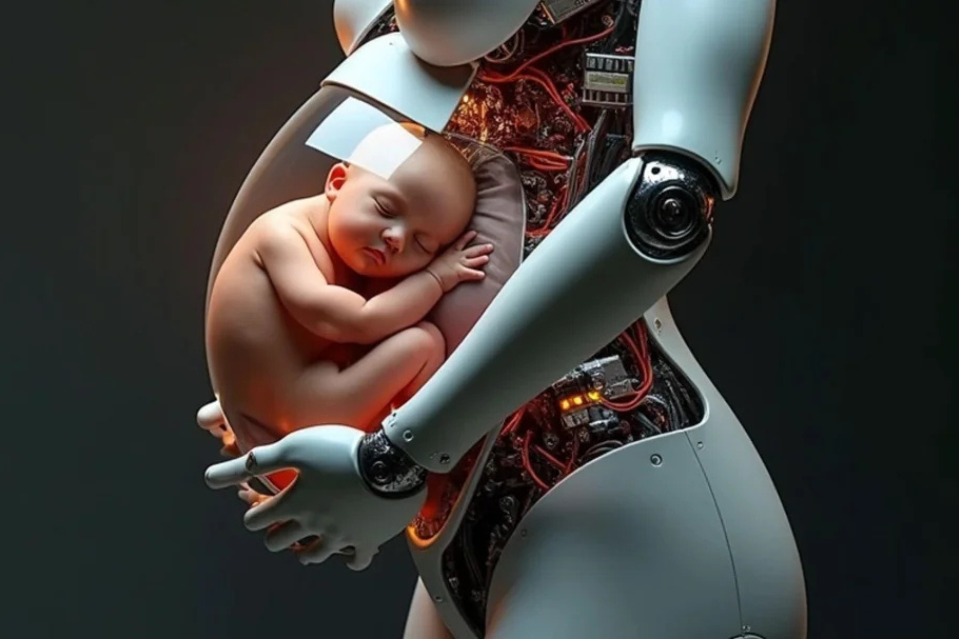 Científicos chinos desarrollan el primer robot humanoide gestante