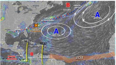 lluvias y chubascos por onda tropical N°23