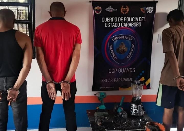 Desarticulan dos peligrosas bandas delictivas en Los Guayos