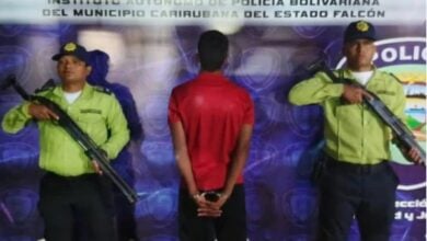 Detenido por amenazar a su madre con un arma blanca en Falcón