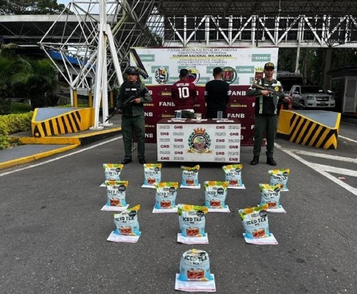 Detenidos dos ciudadanos por transportar drogas en Táchira