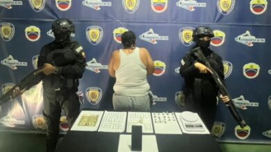 Detienen en Miranda a una mujer con presunta marihuana y crack
