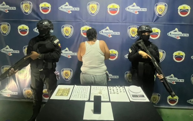 Detienen en Miranda a una mujer con presunta marihuana y crack