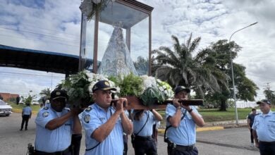 PoliMonagas recibe peregrinación de Vallita patrona de Oriente