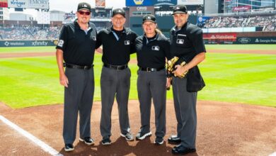 Jen Pawol hace historia como la primera mujer arbitro en un juego de la MLB