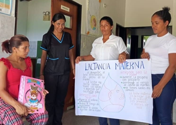Jornadas educativas marcan la semana mundial de la Lactancia materna
