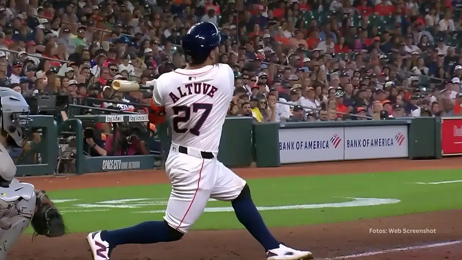 José Altuve hace historia al superar a Jeff Bagwell en hits y se ubica segundo en los Astros