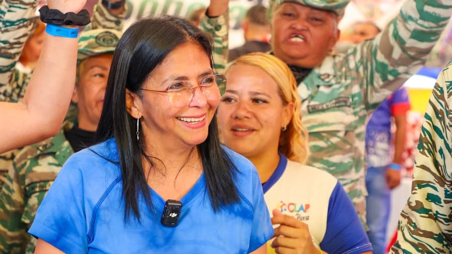 Delcy Rodríguez: "Los venezolanos deben estar preparados ante una potencial agresión"