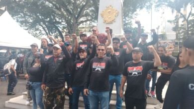 Militantes de Tupamaro se pronunciaron por la paz y la soberanía de Venezuela.