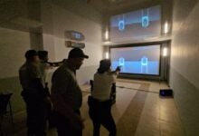 Moderno polígono de tiro virtual para la formación policial en Monagas