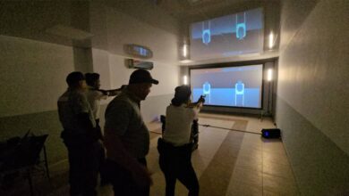 Moderno polígono de tiro virtual para la formación policial en Monagas