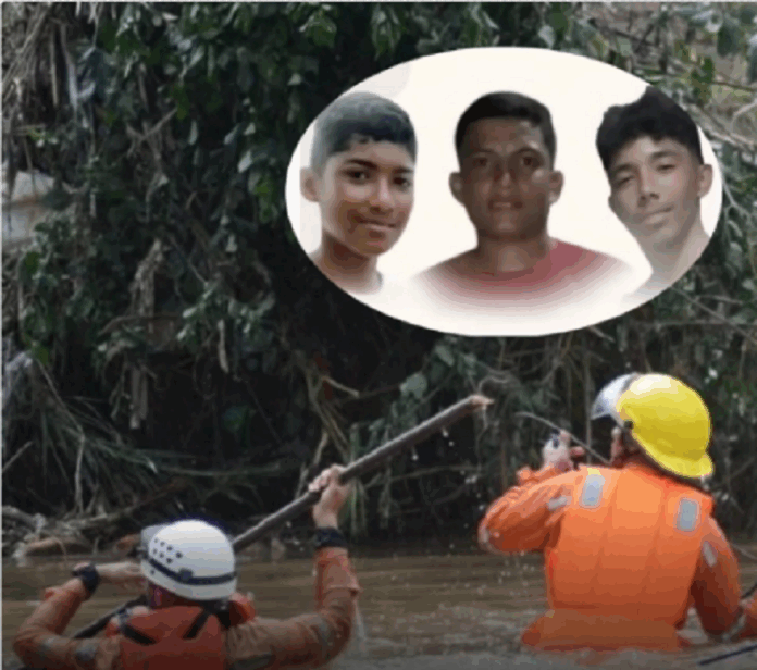 Tres jóvenes fallecen por ahogamiento en un río