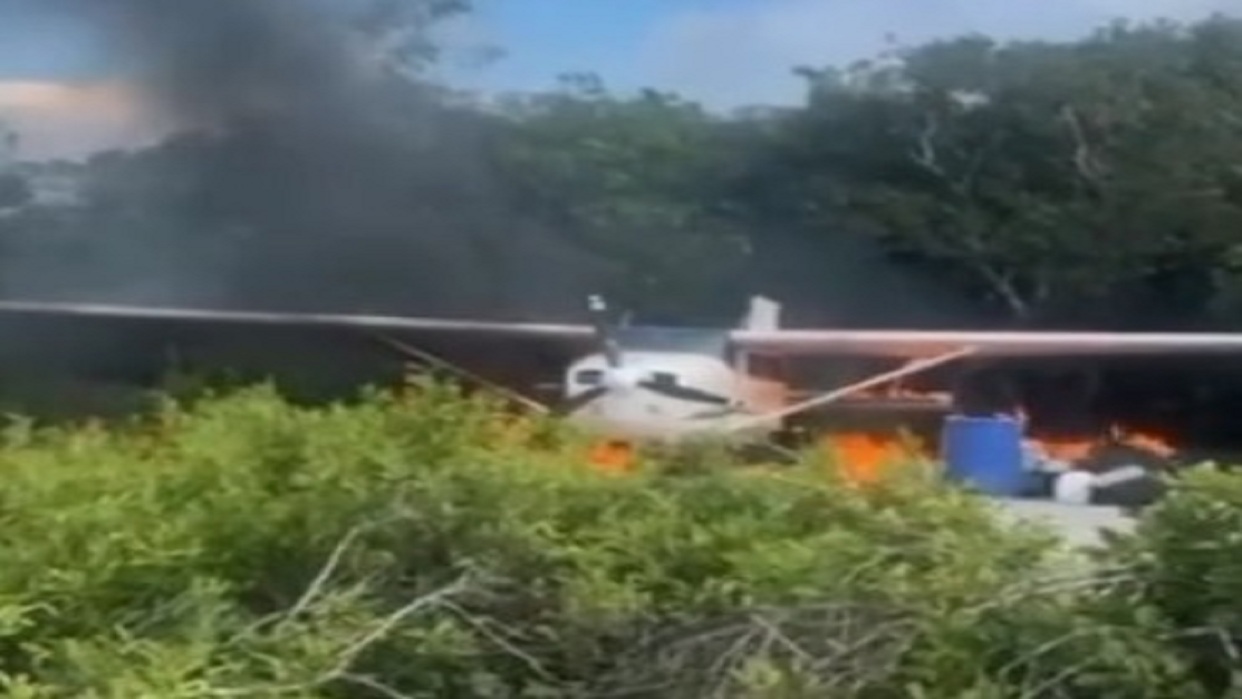 URRA neutraliza aeronave y decomisa 600 litros de combustible en Amazonas