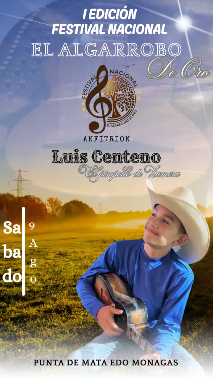 I Festival Nacional El Algarrobo de Oro será este sábado 9 de agosto en Punta de Mata