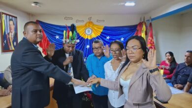 Ratificada directiva del Concejo Municipal en Libertador