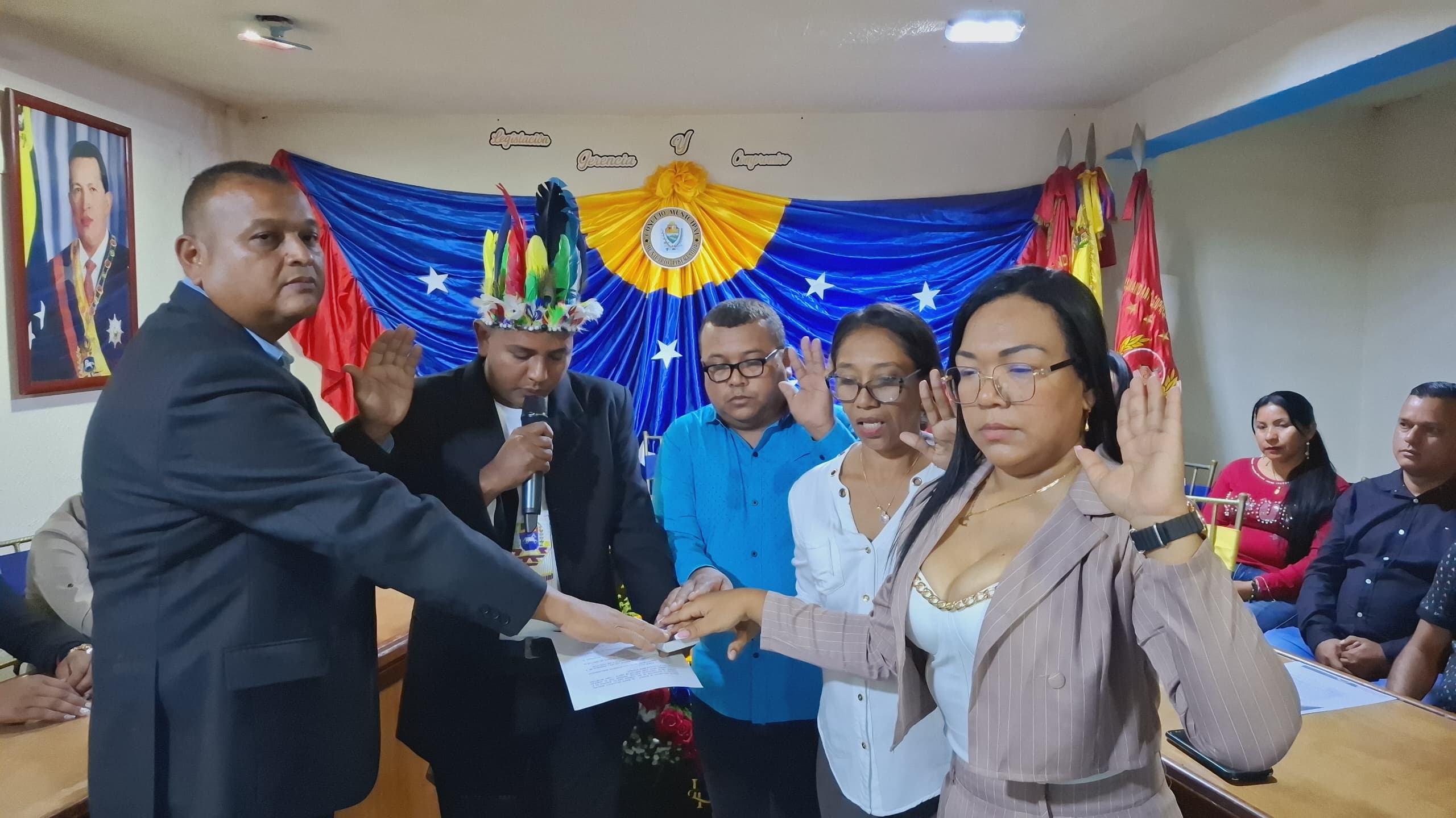 Ratificada directiva del Concejo Municipal en Libertador
