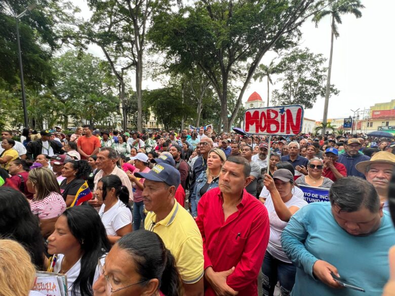 Monagas se movilizó por la Paz y en apoyo al presidente Nicolás Maduro