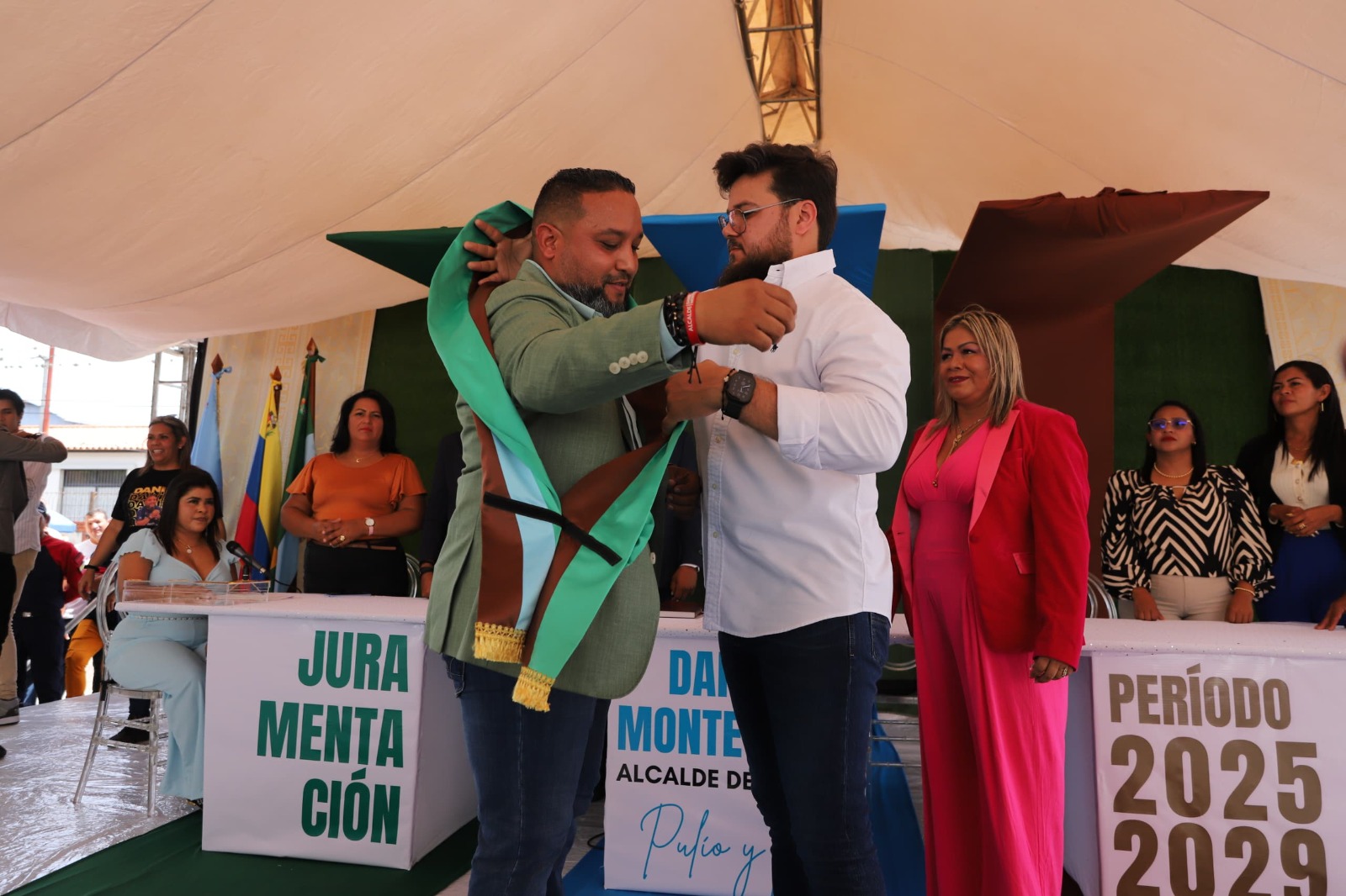 Juramentado Daniel Monteverde como el nuevo alcalde de Cedeño