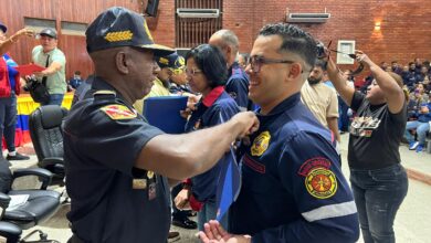 Ascienden a más de 170 bomberos en Monagas en celebración de su semana aniversaria