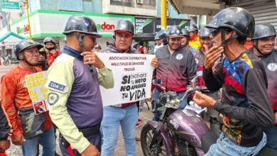 Motorizados de Maturín promueven campaña para reducir accidentes viales