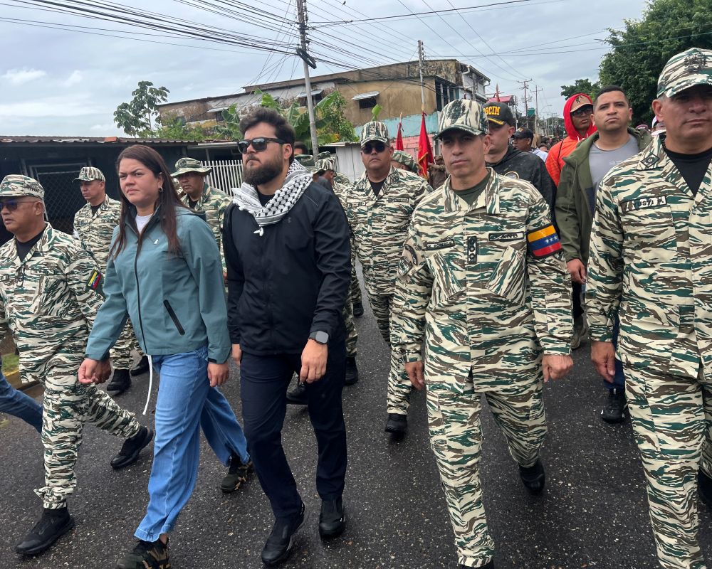 Pueblo de Monagas marchó en contra de las agresiones extranjeras.