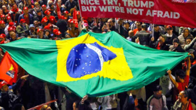 Protestas en Brasil contra el injerencismo y las medidas arancelarias de Trump