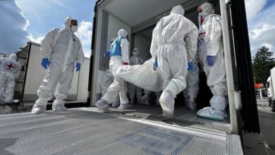 Rusia entrega a Ucrania los cuerpos de mil soldados caídos en combate