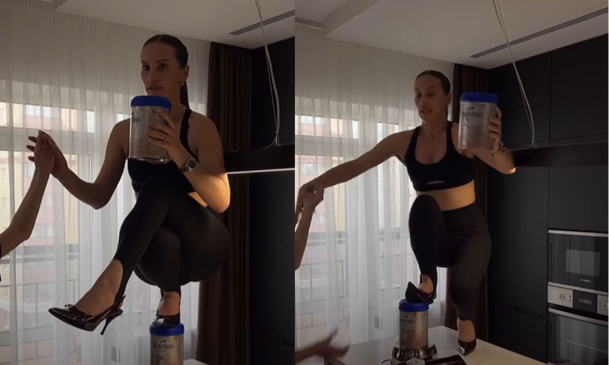 Influencer rusa termina con la columna fracturada al intentar el "Stiletto Challenge" de TikTok
