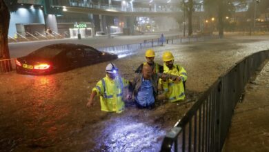 Tras inundaciones históricas, Hong Kong levanta la alerta negra por lluvias