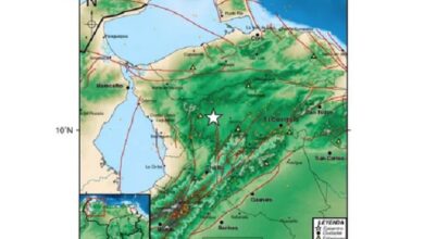 Sigue el enjambre sísmico: Nuevo temblor de magnitud 3.8 se registra al oeste de Carora, Lara
