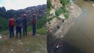 Tercer cuerpo del mes: Hallan en Petare los restos de una mujer que cayó al río Guaire