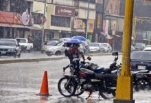 Inameh prevé lluvias con actividad eléctrica para la tarde de este lunes