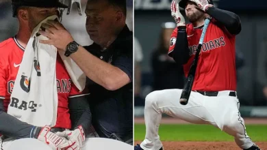 Beisbolista recibió un brutal pelotazo a 160 km/h en la cara y fue hospitalizado