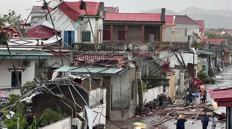 Tifón Bualoi deja 12 muertos y medio millón de personas sin luz en Vietnan