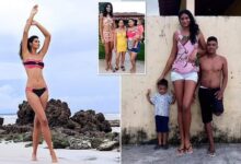 Con 44 centímetros de diferencia: la historia de amor de la mujer más alta de Brasil y su esposo