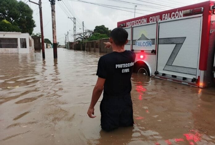 Falcón en alerta por lluvias: Protección Civil monitorea las próximas 48 horas