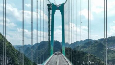 China inaugura el puente más alto del mundo