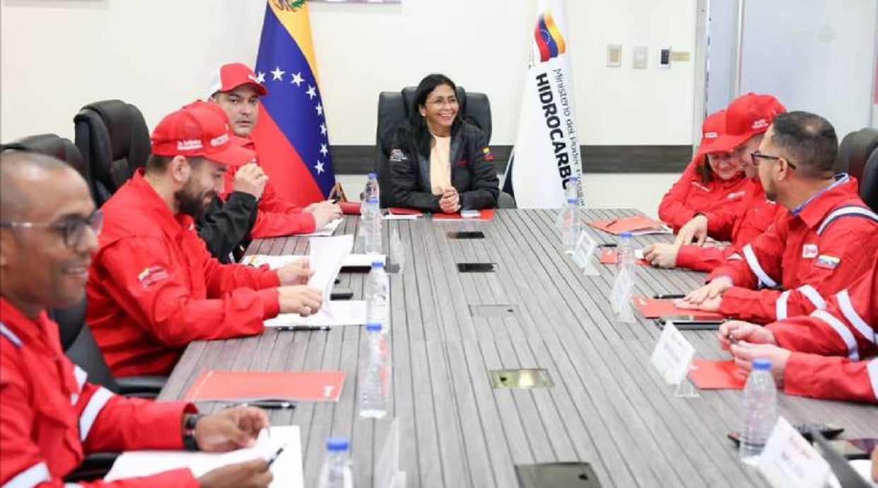 Delcy Rodríguez: Sistema refinador de Oriente garantiza productividad petrolera