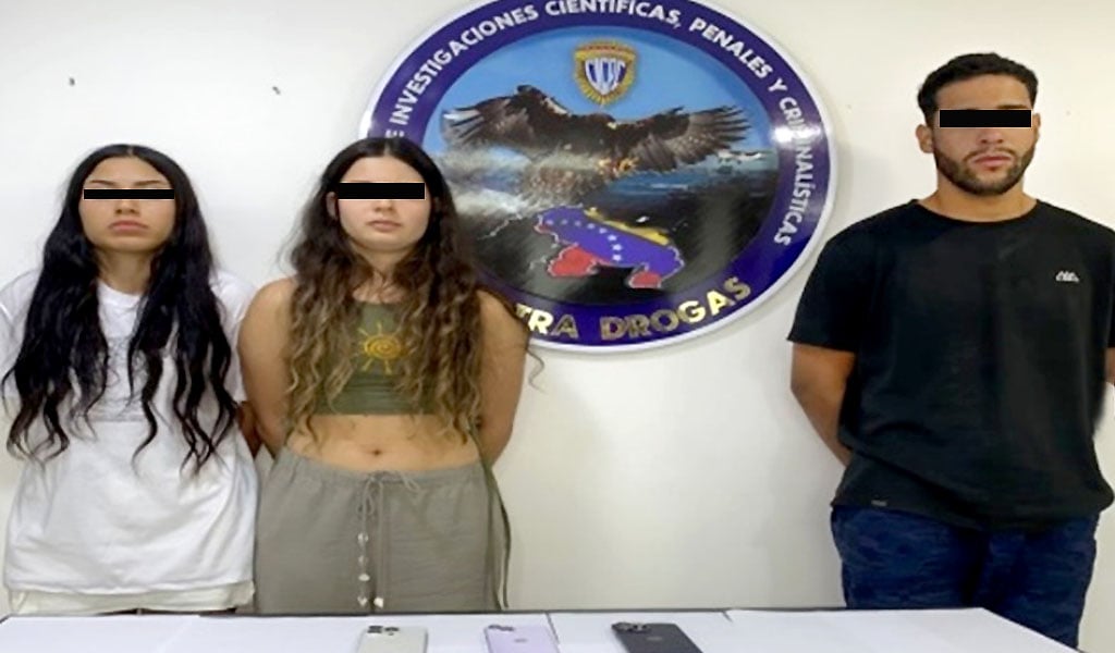 Detienen a tres personas por vender drogas cerca de colegios en Caracas