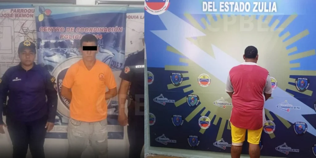 La policía de Zulia captura a dos sujetos acusados de abusar sexualmente de menores