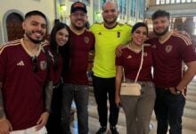 Cientos de venezolanos se reúnen en Maturín para apoyar a La Vinotinto