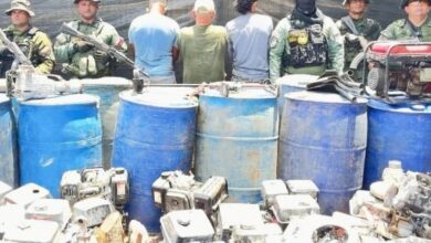 FANB detiene a tres personas por minería ilegal en el estado Amazonas