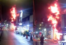 Incendio consume vivienda en Caracas y deja una mujer herida