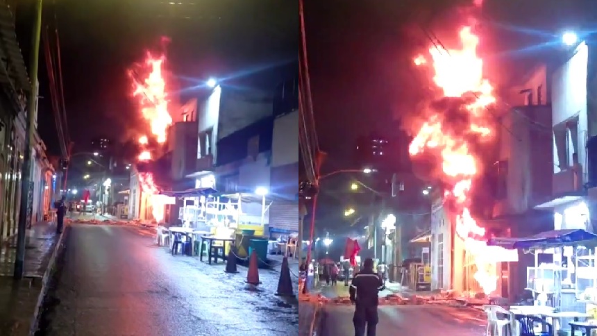 Incendio consume vivienda en Caracas y deja una mujer herida