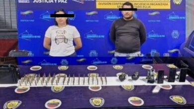 MP Zulia imputará a pareja por tráfico de municiones y granadas