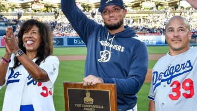 Miguel Rojas se lleva el Premio Campanella de los Dodgers por segundo año consecutivo