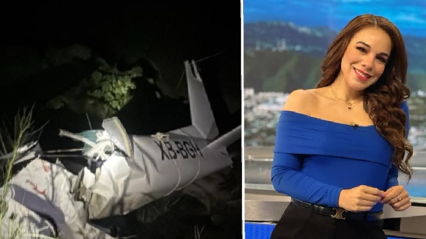 Muere la periodista mexicana Débora Estrella en el desplome de una aeronave