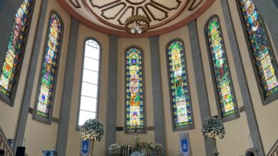 Párroco de la Catedral gestiona restauración de vitral destruido por ventolera