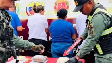 Descubren 34 panelas de droga ocultas en cuñetes de pintura en Apure