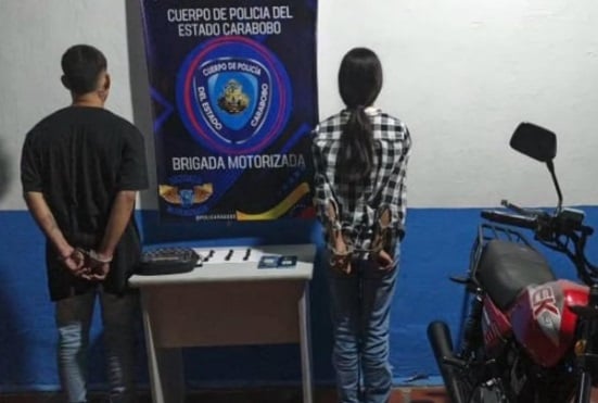 Pareja detenida en Naguanagua con presunta marihuana